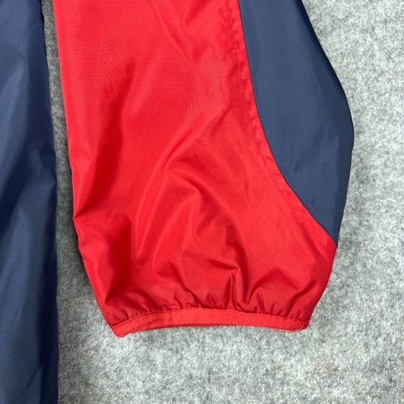 Tommy Hilfiger Jacket Mens Extra Large Blue Red Fleece Lined Nylon Full Zip Y2K - Picture 7 of 16
